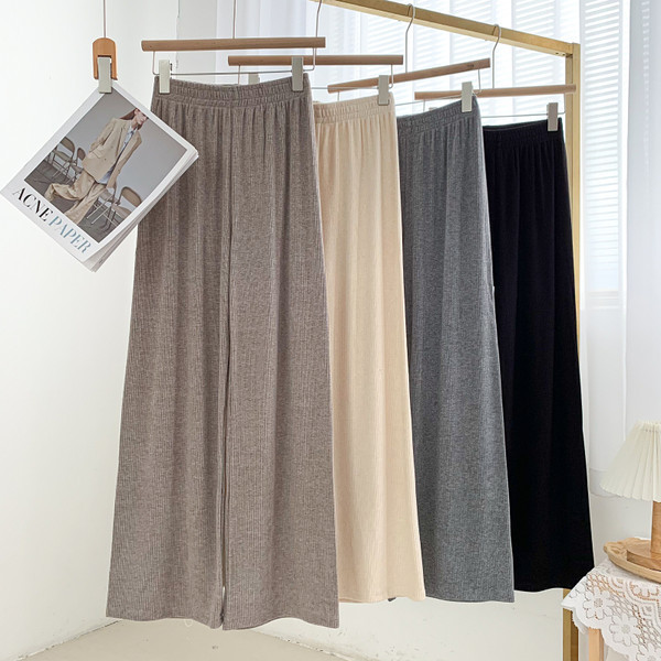 Alkalmi női hosszú nadrág - széles modell