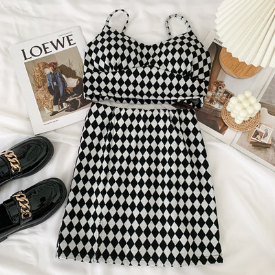 Νέο μοντέλο καρό γυναικείο σετ