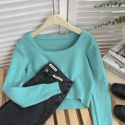 Naiste ruudukujulise kaelusega kampsun