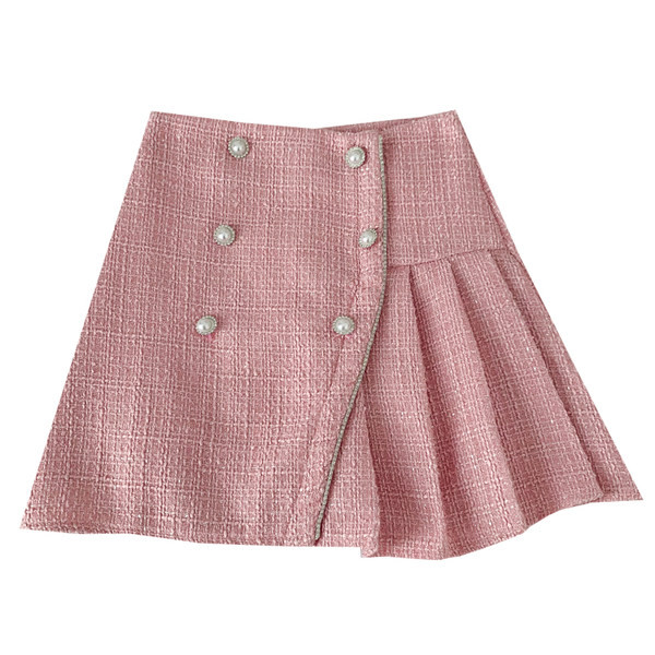 Fusta de dama croiala model nou cu nasturi - mai multe culori