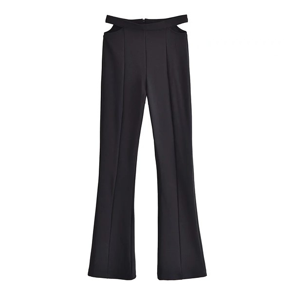 Moodsad väljalõikeelementidega pikad püksid