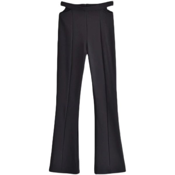 Moodsad väljalõikeelementidega pikad püksid