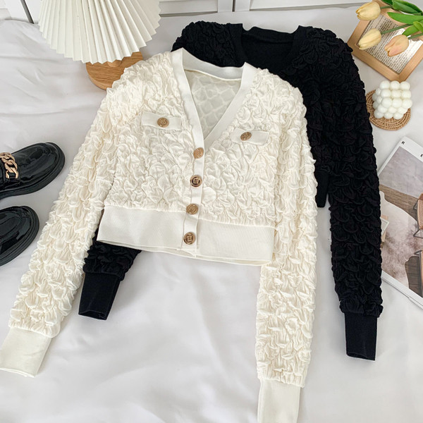 Uut mudelit naiste spits-kaelus ja nööpidega kardigan