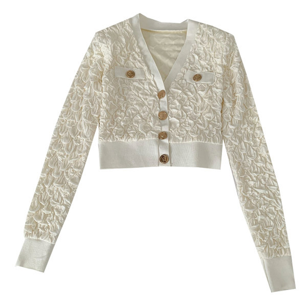 Uut mudelit naiste spits-kaelus ja nööpidega kardigan