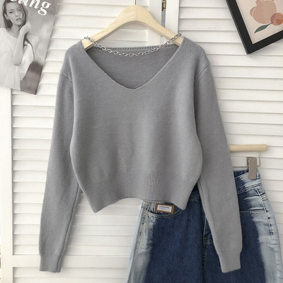 Naiste pikkade varrukatega pluus metallist ketiga