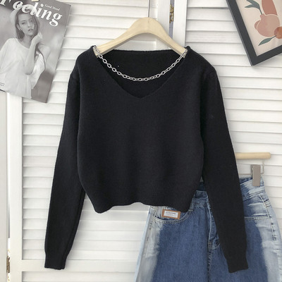 Naiste pikkade varrukatega pluus metallist ketiga