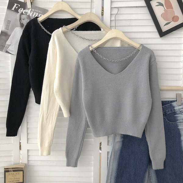 Naiste pikkade varrukatega pluus metallist ketiga