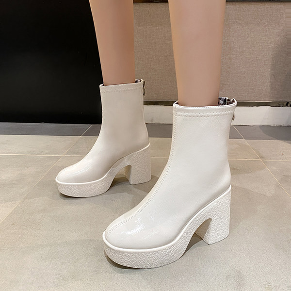 Stiilne naiste saapad puhas mudel kõrged kontsad