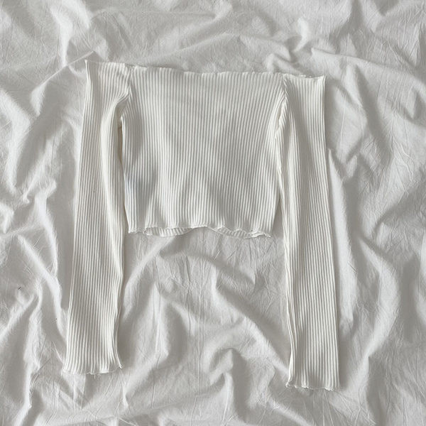 Modern női blúz csupasz váll - három színben