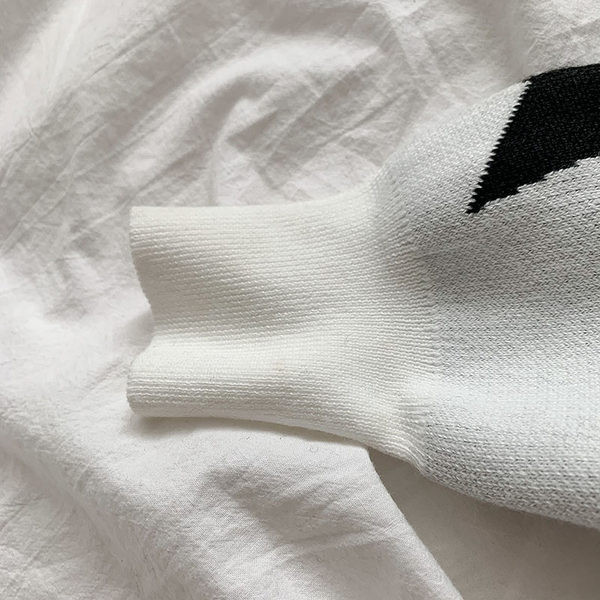 Kahes värvitoonis ovaalse kaelusega vabaaja kampsun