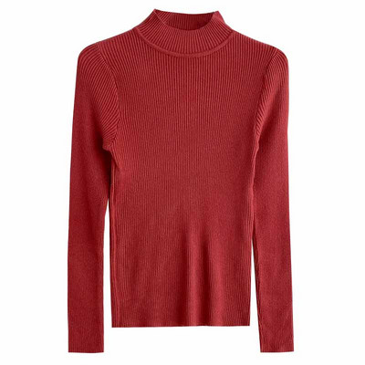 Női blúz alacsony gallérral és hosszú ujjal