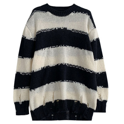 Női téli pulóver ovális nyakkivágással