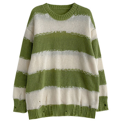 Női téli pulóver ovális nyakkivágással