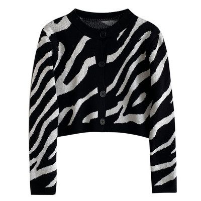 Új modell rövid, gombos női kardigán