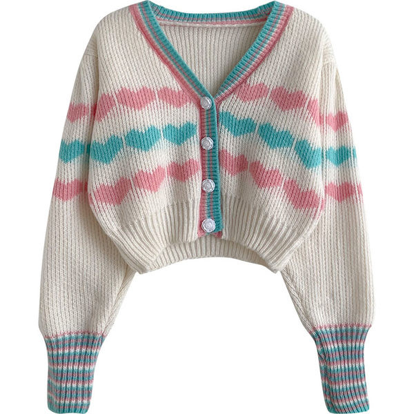 Színes mellény gombokkal és spitz nyakkivágással