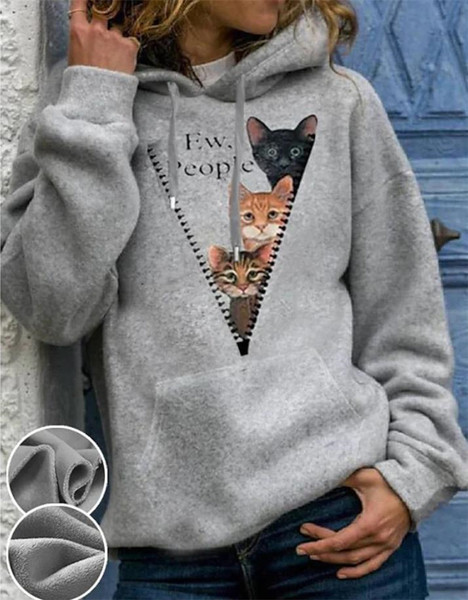 Naiste vabaaja värvitrükiga dressipluus