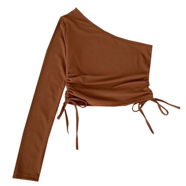 Lühike naiste ühe varrukaga pluus