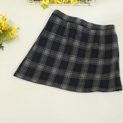 Új modell kockás szoknya magas derékkal