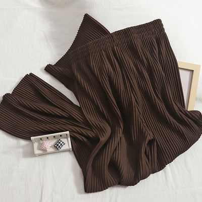 Plisseeritud püksid elastse vöökohaga