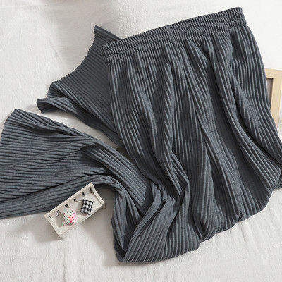 Plisseeritud püksid elastse vöökohaga
