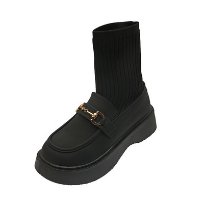 Női alkalmi zokni fém lánccal