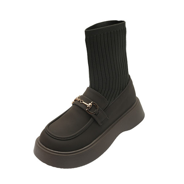 Női alkalmi zokni fém lánccal