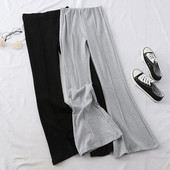 Női sima, magas derekú nadrág két színben