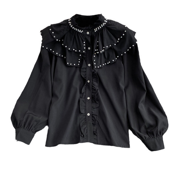 Ženska košulja sa kamenčićima i širokim rukavima u četiri boje