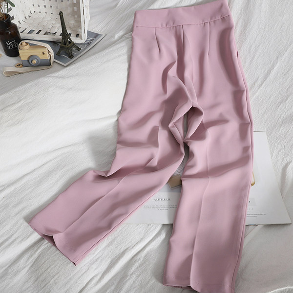 Модерен панталон с копчета и висока талия