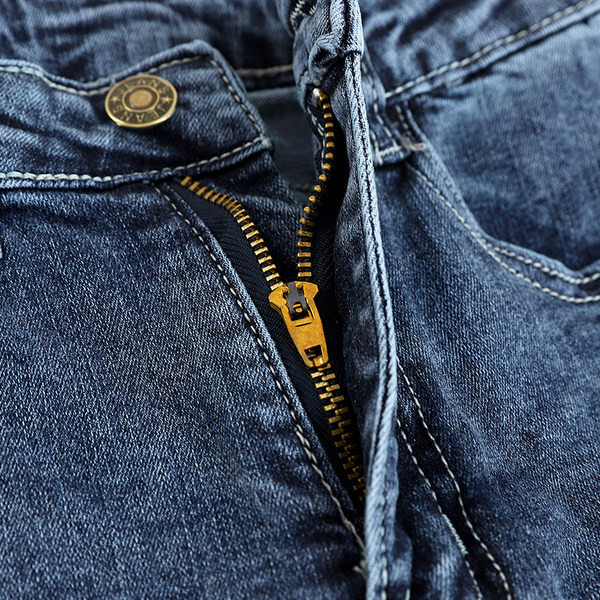 Női farmer gombos, magas derekú