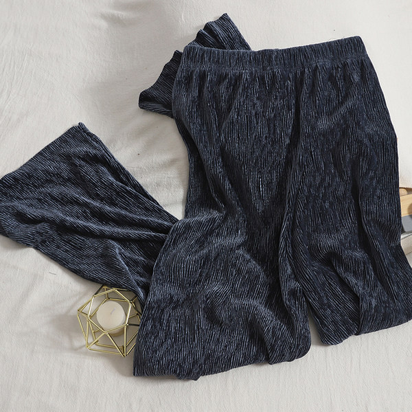 Lezser hosszú nadrág elasztikus derékkal