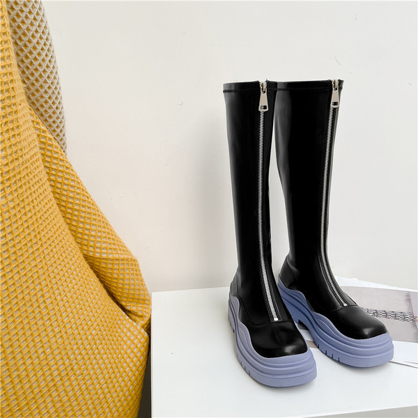 Ekosõmblukuga vabaaja naiste saapad ökonahast