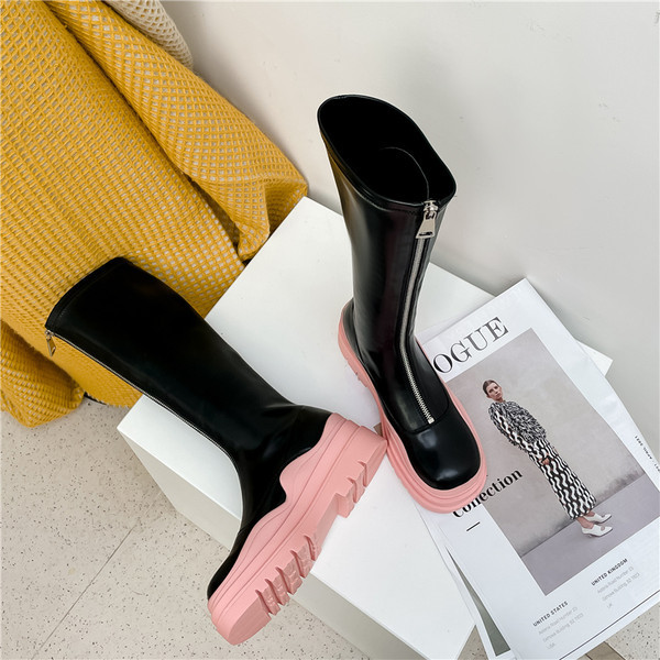 Ekosõmblukuga vabaaja naiste saapad ökonahast