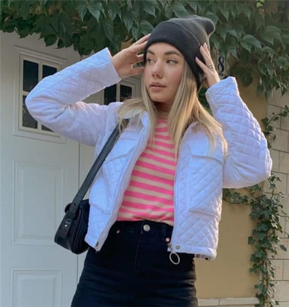 Naiste vabaaja jope luku ja taskutega