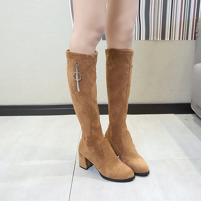 Naiste saapad kontsaga 7 cm ökoseemisnahast