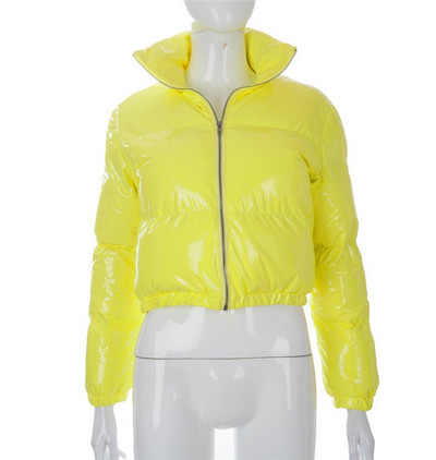 Moodne naiste jope lühike tavaline lukuga mudel