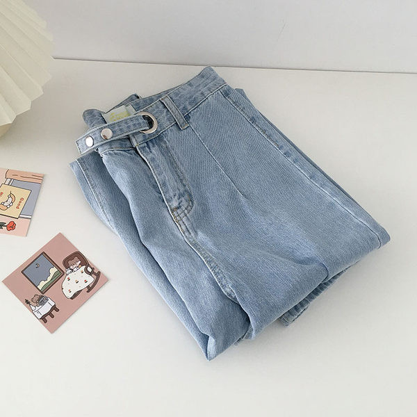 Uus mudel naiste nööpidega teksapüksid