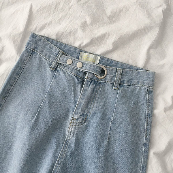 Uus mudel naiste nööpidega teksapüksid