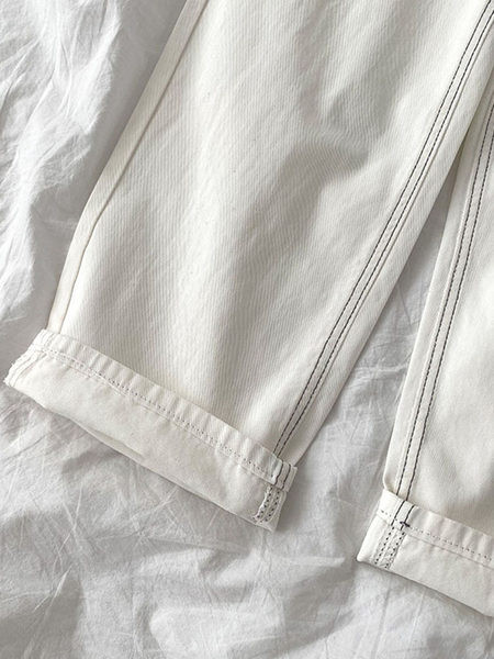 Alkalmi női farmer magas derékkal - két színben