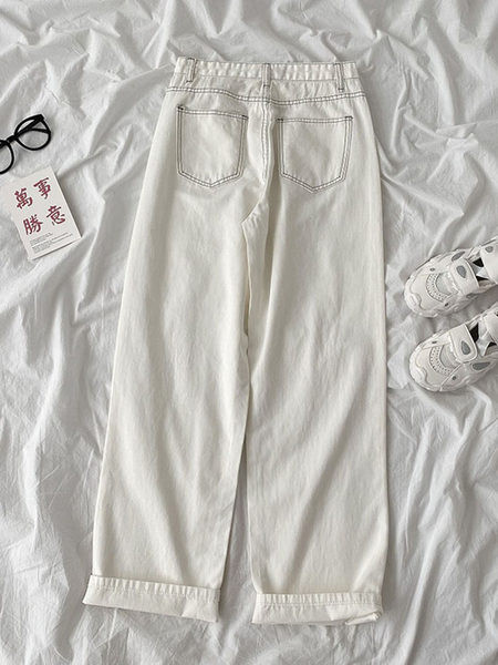 Alkalmi női farmer magas derékkal - két színben