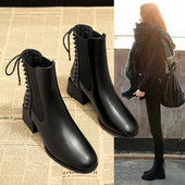 Moteriški auliniai batai iš eko odos su raišteliais