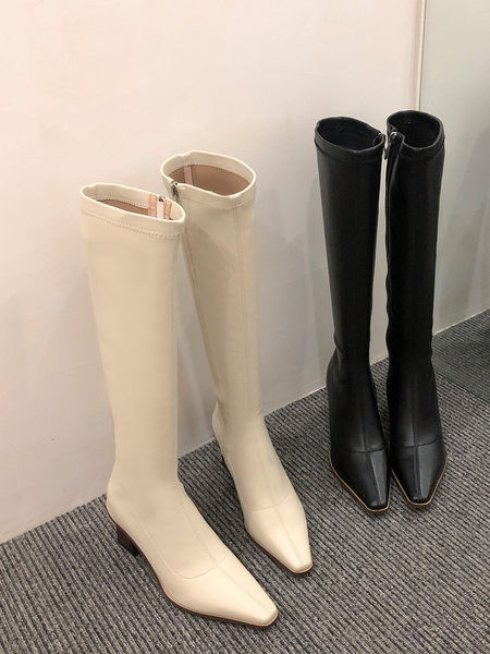 Naujo modelio aulinukai, pagaląsti iš eko odos su kvadratiniu 7 cm kulnu