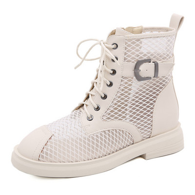 Naiste vabaaja saapad lukuga paelte ja pandlaga