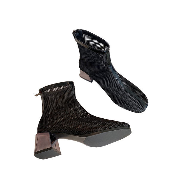 Kõrge 6,5 cm kontsaga vabaajasaapad naistele