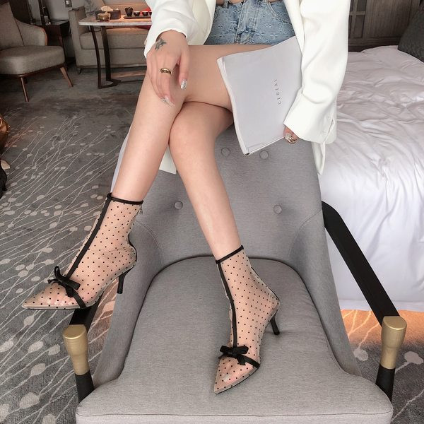 Cizme de dama elegante model ascutit cu panglica