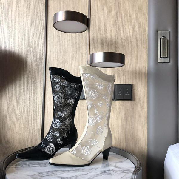 Cizme stilate model ascutit cu fermoar pentru femei