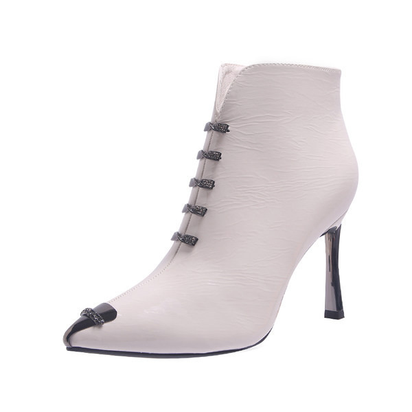 Cizme topice dama model ascutit cu toc subtire