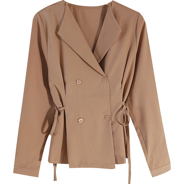 Cămașă modernă de damă cu nasturi și cravate - mai multe culori