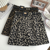 Fusta scurta de dama cu imprimeu animal