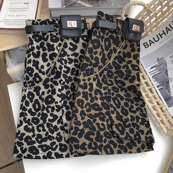 Γυναικεία κοντή φούστα με animal print